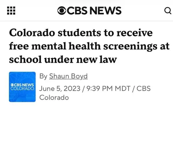 School Mental Health Screening