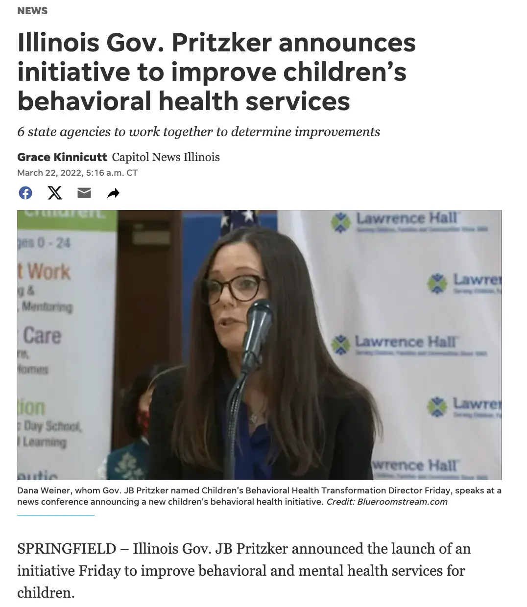 Children's Behavioral Health Coordination